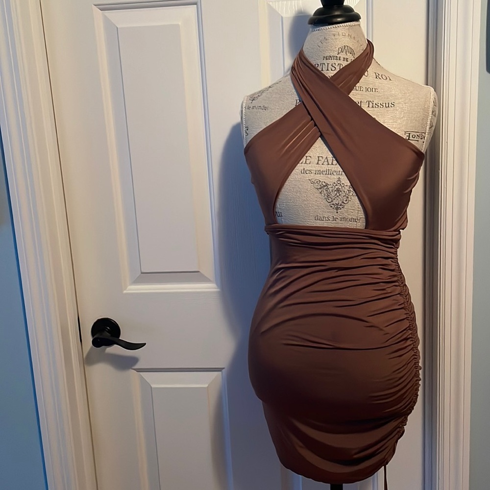 Little brown dress